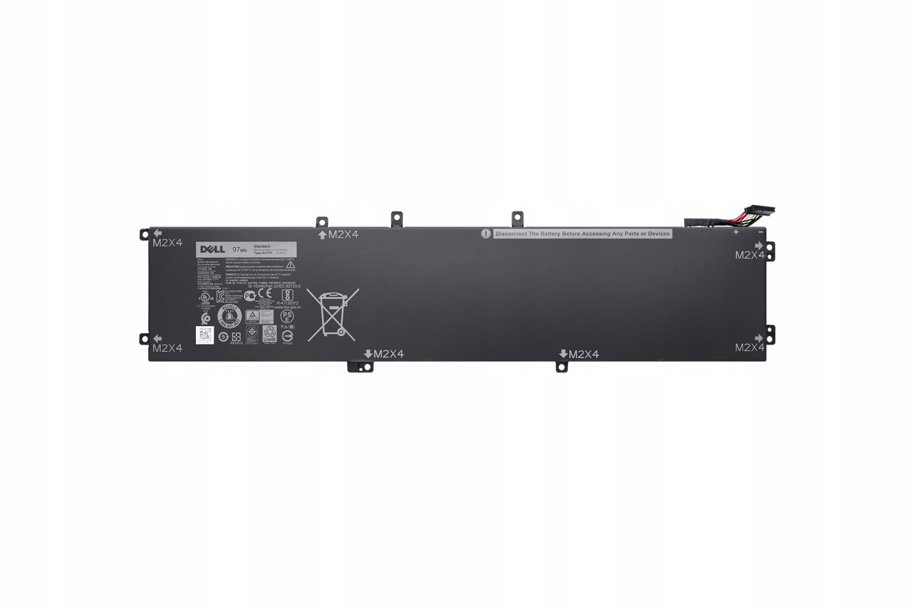 Dell 4K1VM Original Akku 97Wh 6-Zellen für Inspiron 7500, XPS 15 , Precision 15