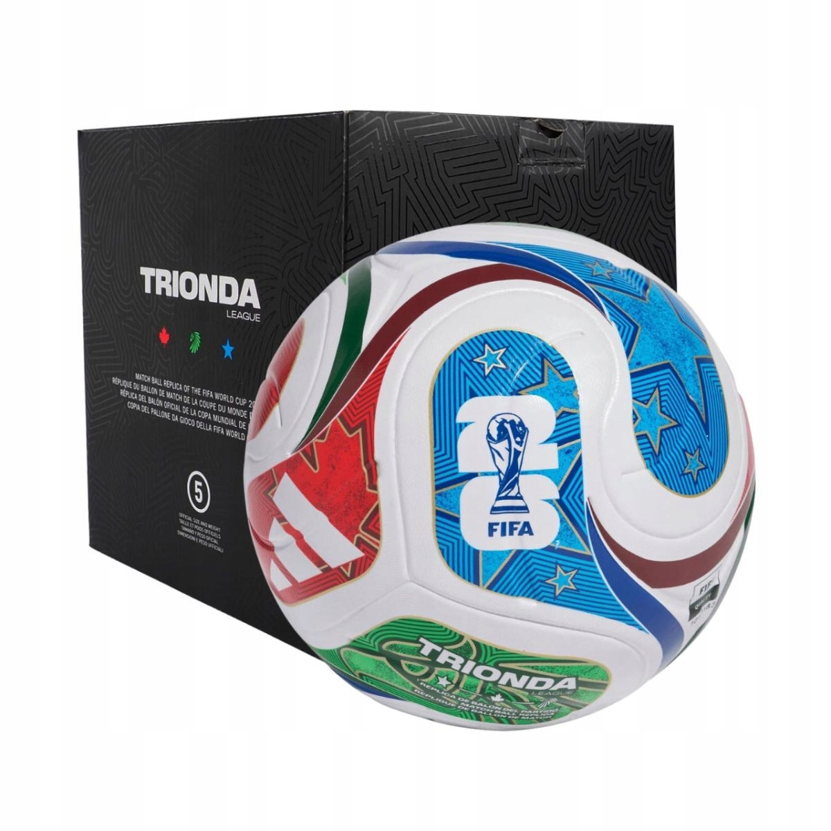 Fotbalový míč adidas World Cup Trionda League Box JD8045 Mistrovství světa