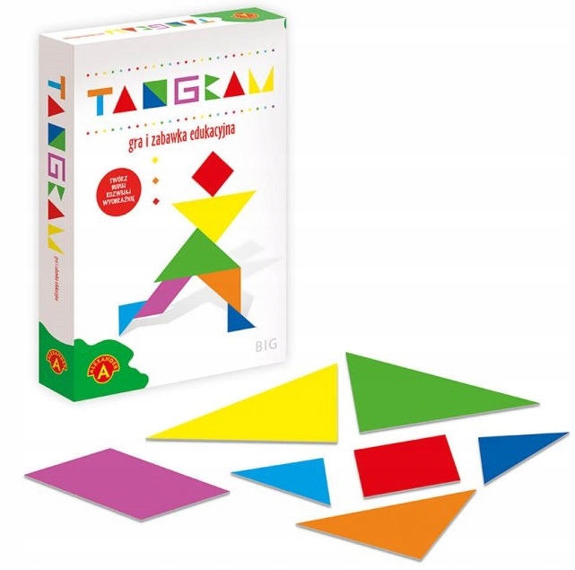 

Gra I Zabawka Edukacyjna Tangram Big Duży