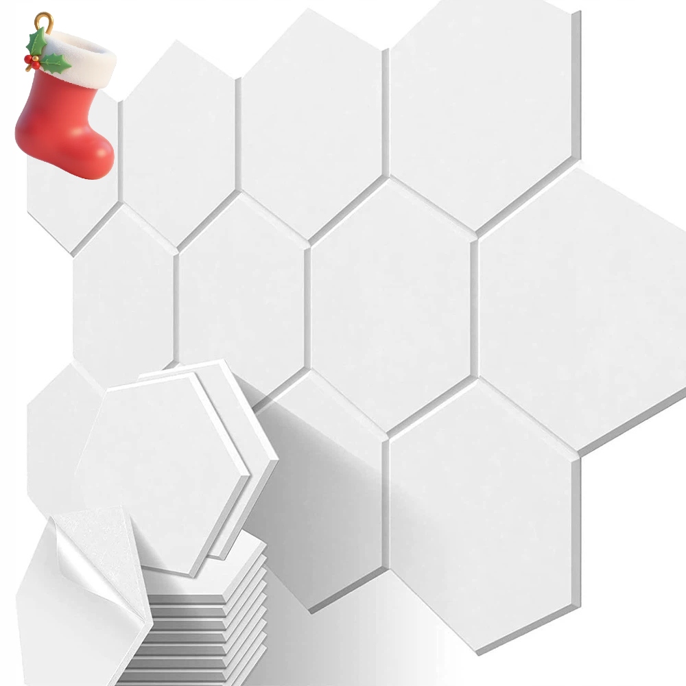 Panele Akustyczne Wygłuszające Samoprzylepne Do Studia Pokoju Biura Białe