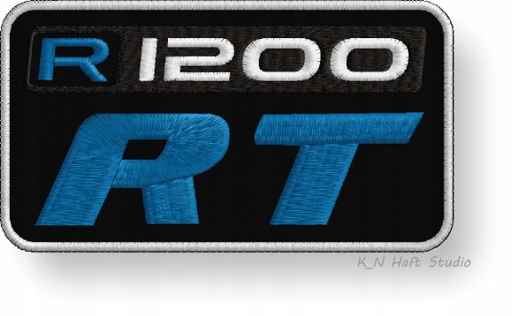 

Bmw R1200RT naszywka termo haft 90mm x 50mm