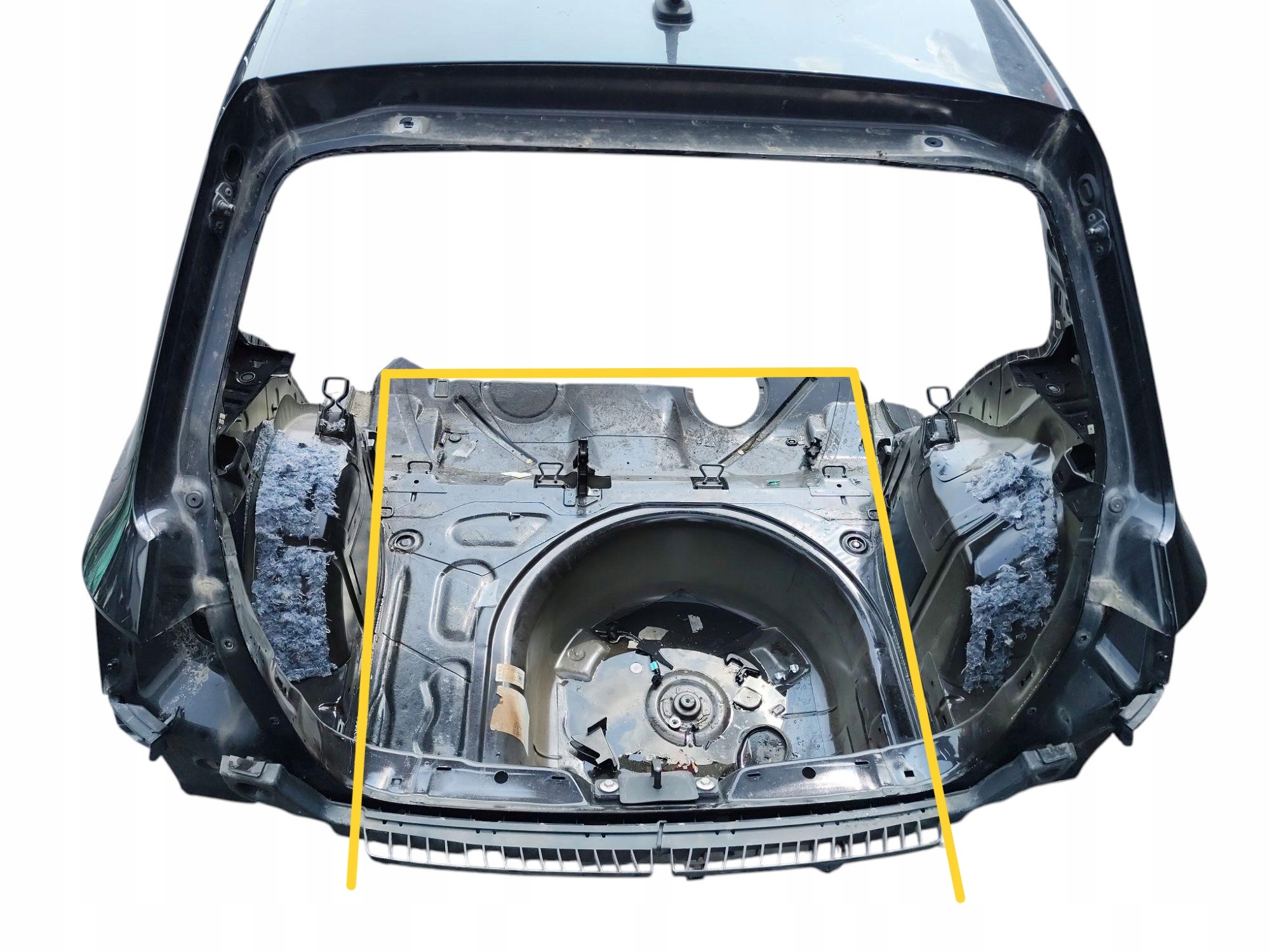 rear panel sump SKODA FABIA III 3 HB KOD LAKIERU LF9R
