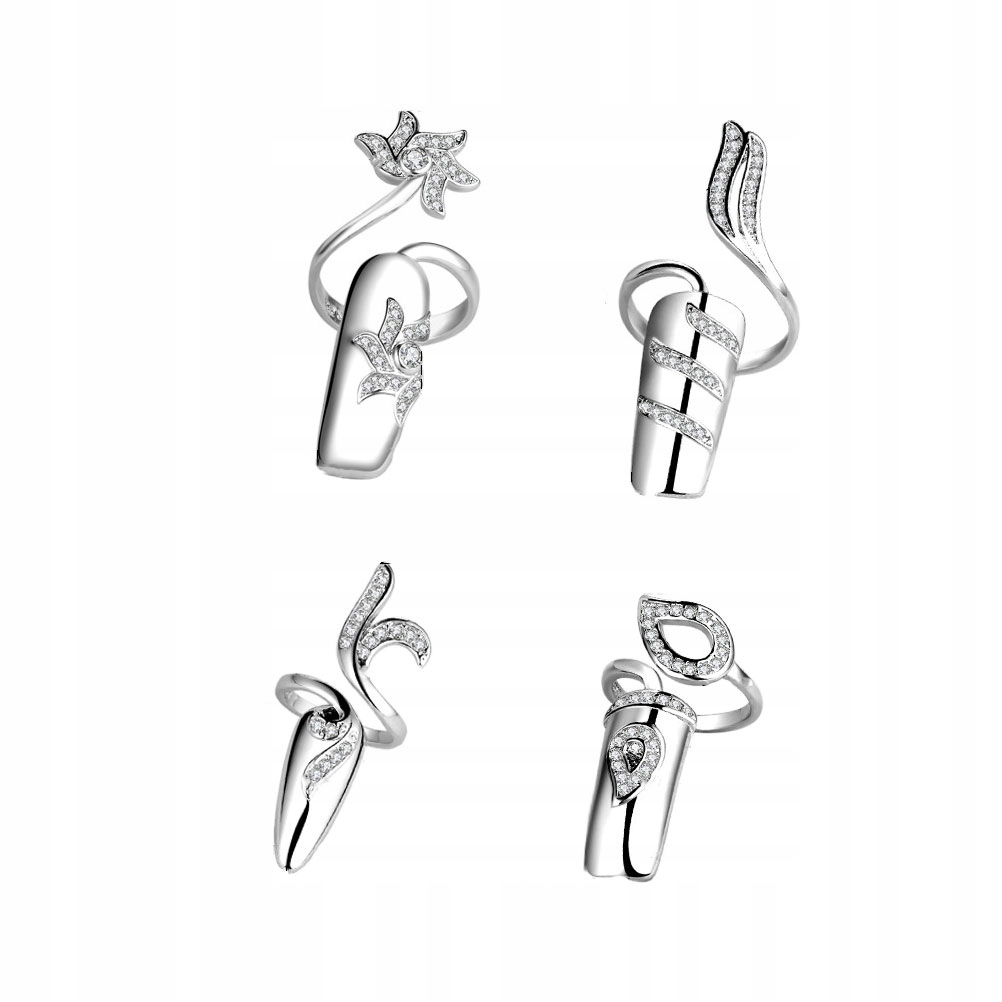 PIERŚCIONEK DO PAZNOKCI BIŻUTERIA PIERŚCIONKI