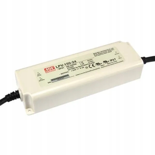 Mean Well Ac-dc Led budič s jedním výstupem, konstantní napětí (CV); vstup 180