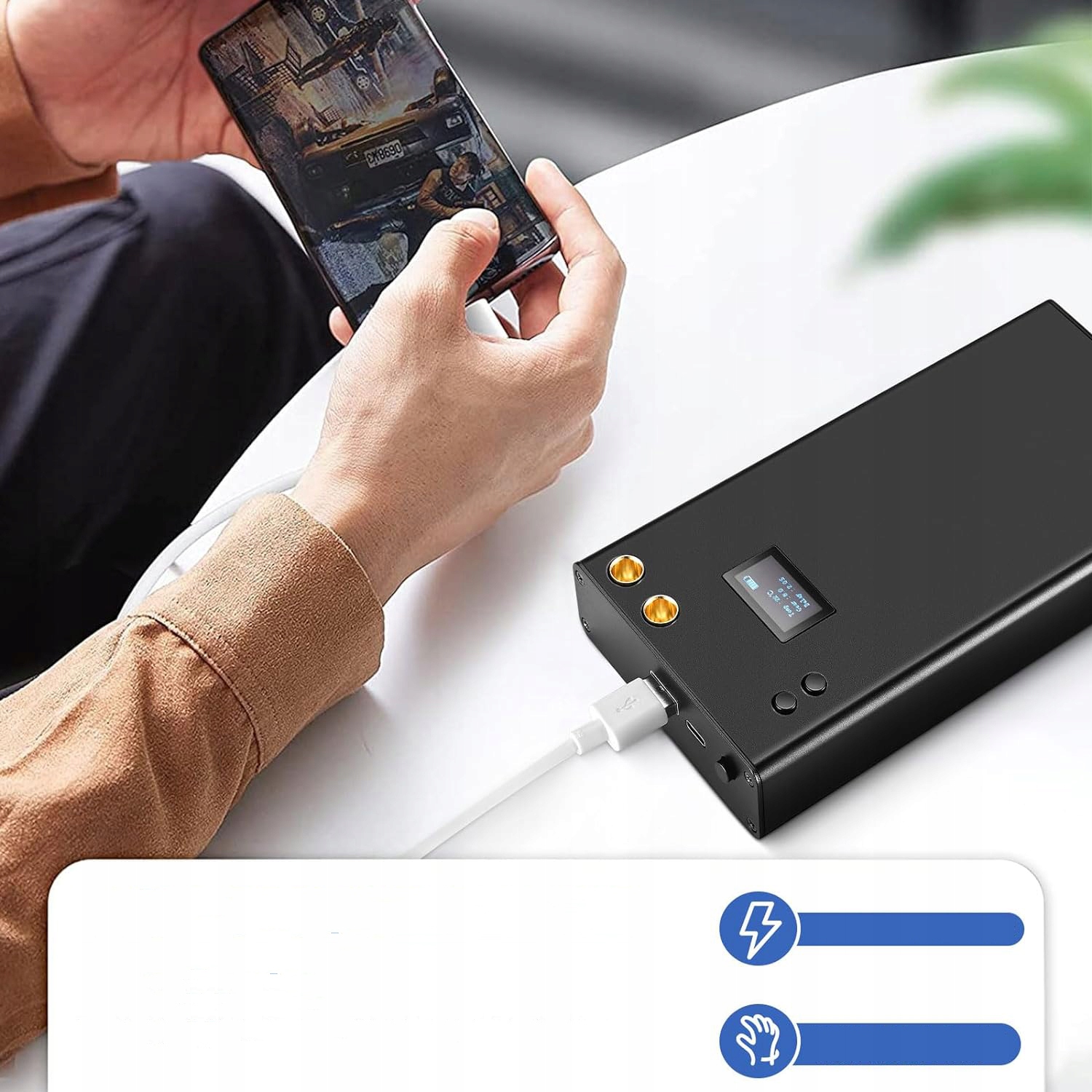 SPAWARKA PUNKTOWA AKUMULATORA SPAWARKA PUNKTOWA, RĘCZNA ZGRZEWARKA PUNKTOWA Cechy dodatkowe wyświetlacz LCD