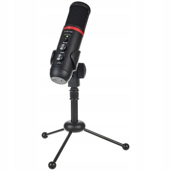 Štúdiový mikrofón Usb-c the t.bone Sc 430 Usb Sada statívov pre podcasty