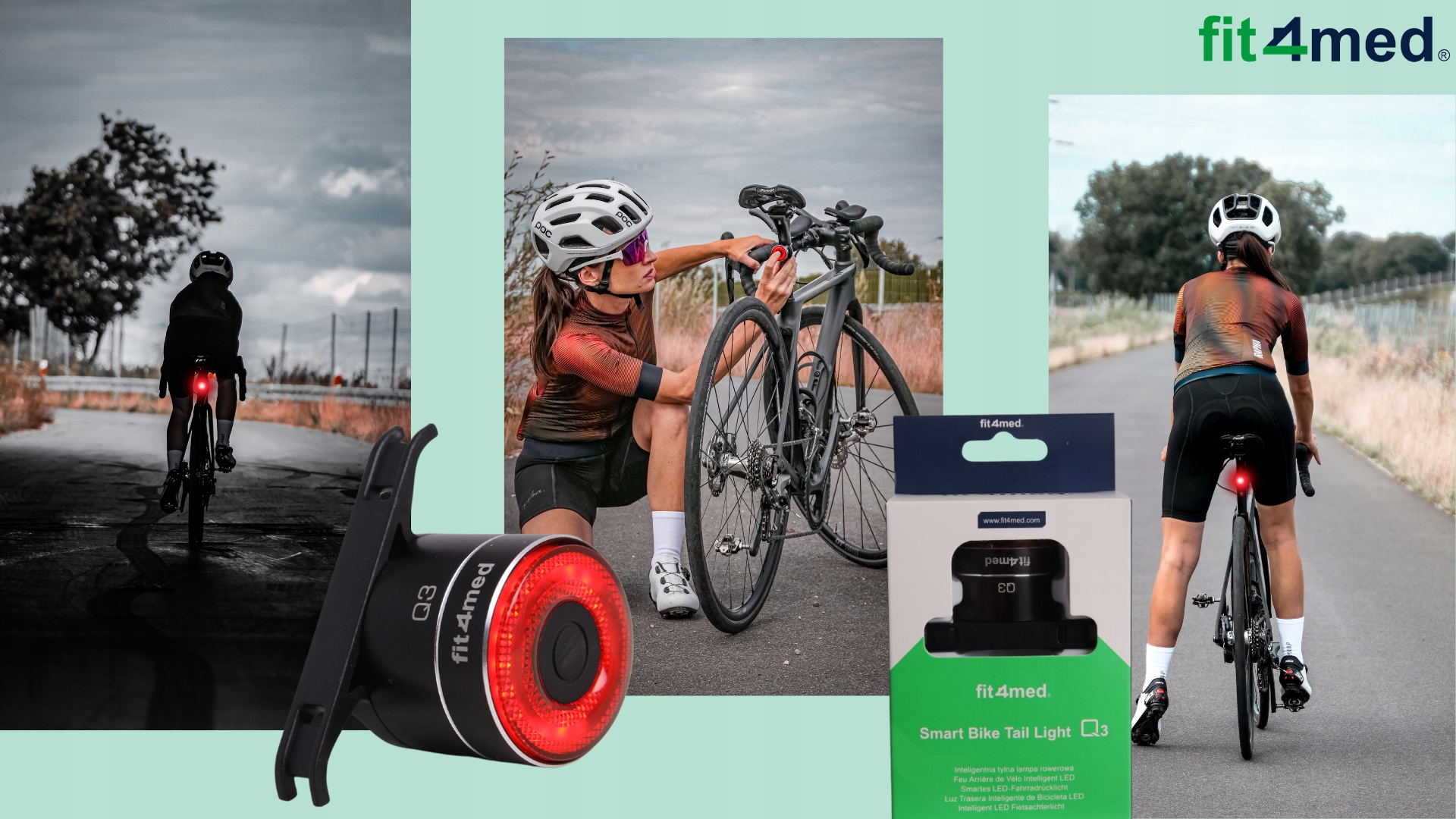 LAMPKA ROWEROWA NA ROWER TYLNA USB AKUMULATOR CZUJNIK RUCHU ŚWIATŁO STOP Zawartość zestawu akumulator baterie instrukcja obsługi ładowarka lampka