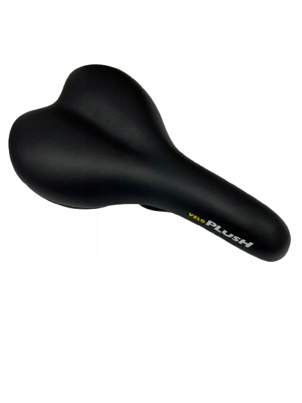 Siodełko rowerowe Velo Plush Sport D2 męskie, czarne 155 mm x 265 mm