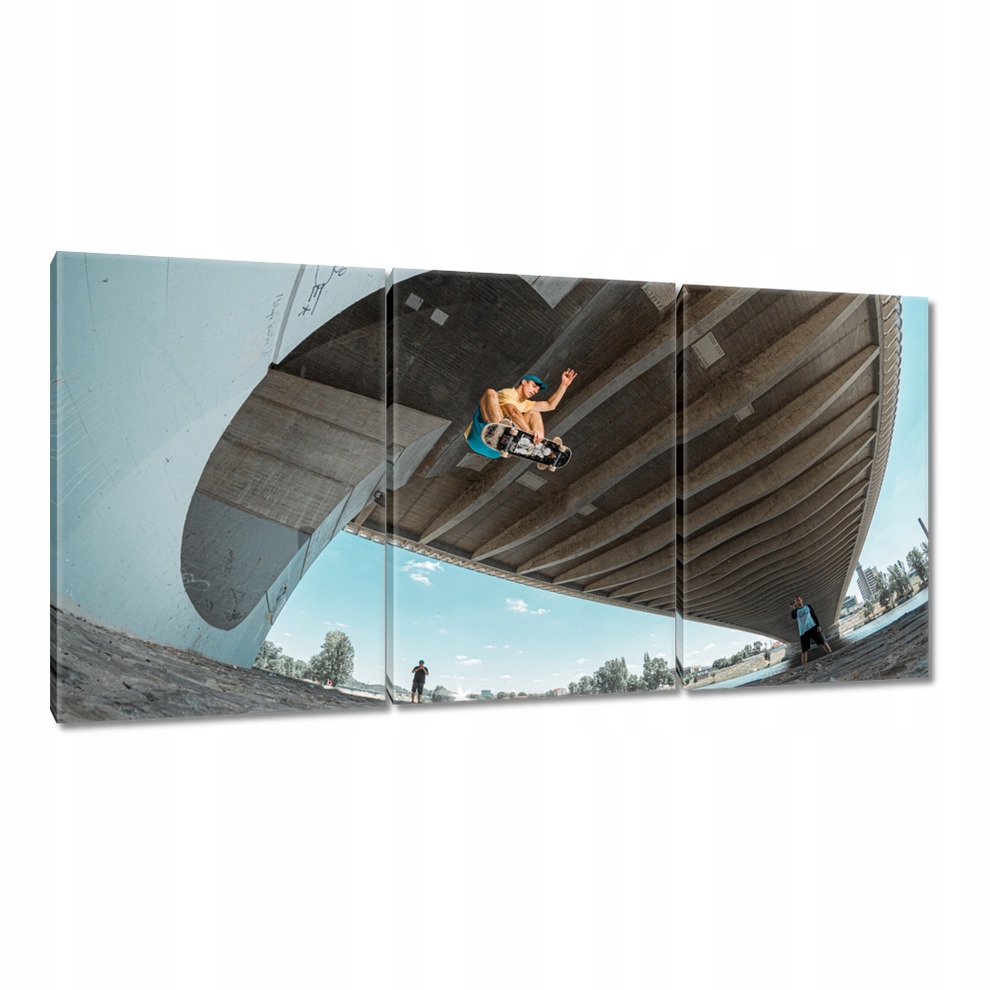 

Obrazy 120x60 Deskorolka Deska Skoki