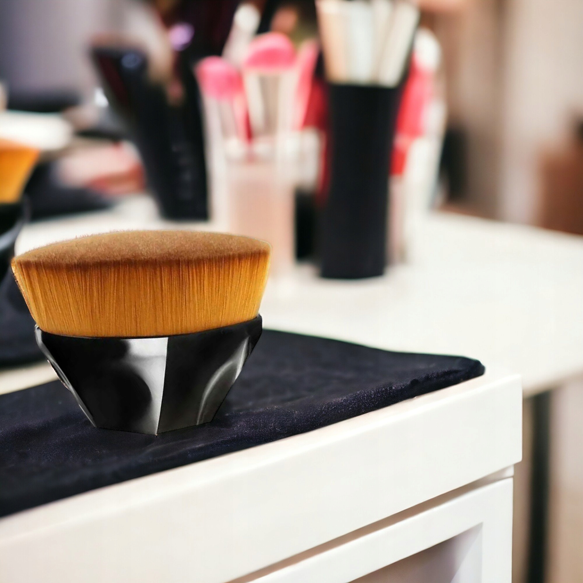 PĘDZEL GĘSTY MIĘKKI DO FLUIDU PODKŁADU FLUID PĘDZELEK JEDNOLITY Marka PrzydaSie