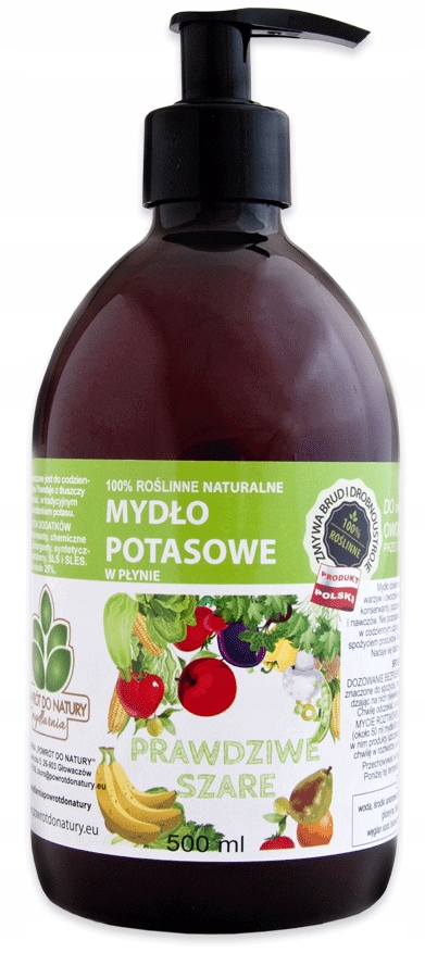 

Mydło Do Mycia Warzyw I Owoców 500ml potasowe