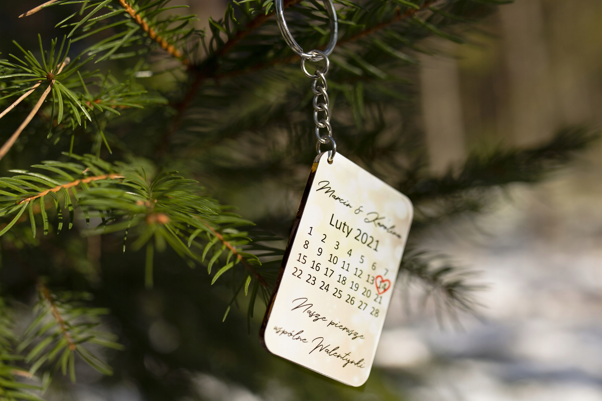 Breloczek do Kluczy Twoje Zdjęcie Zawieszka Imię Cechy dodatkowe brak