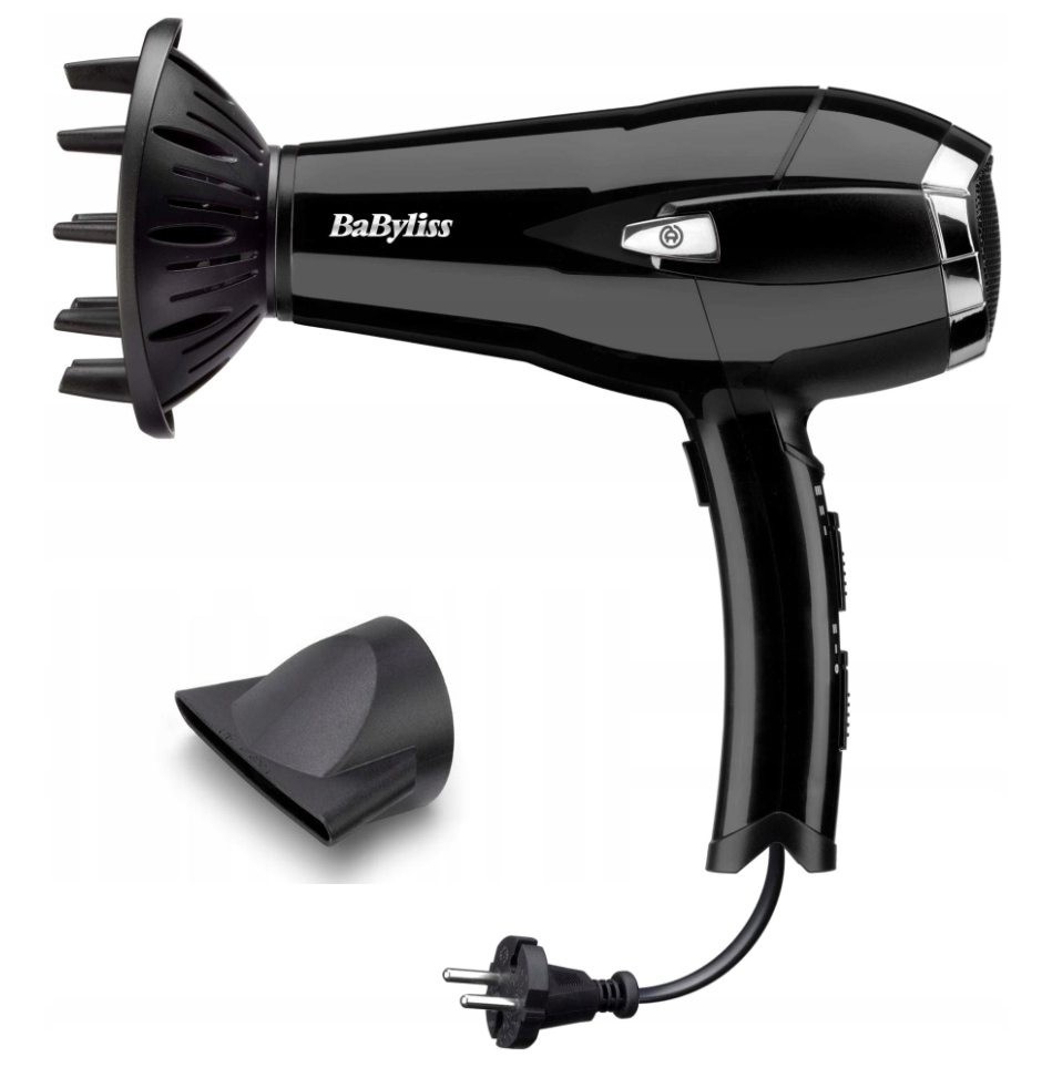 Suszarka BaByliss Retract Cord 2000W zwijany kabel jonizacja włosy