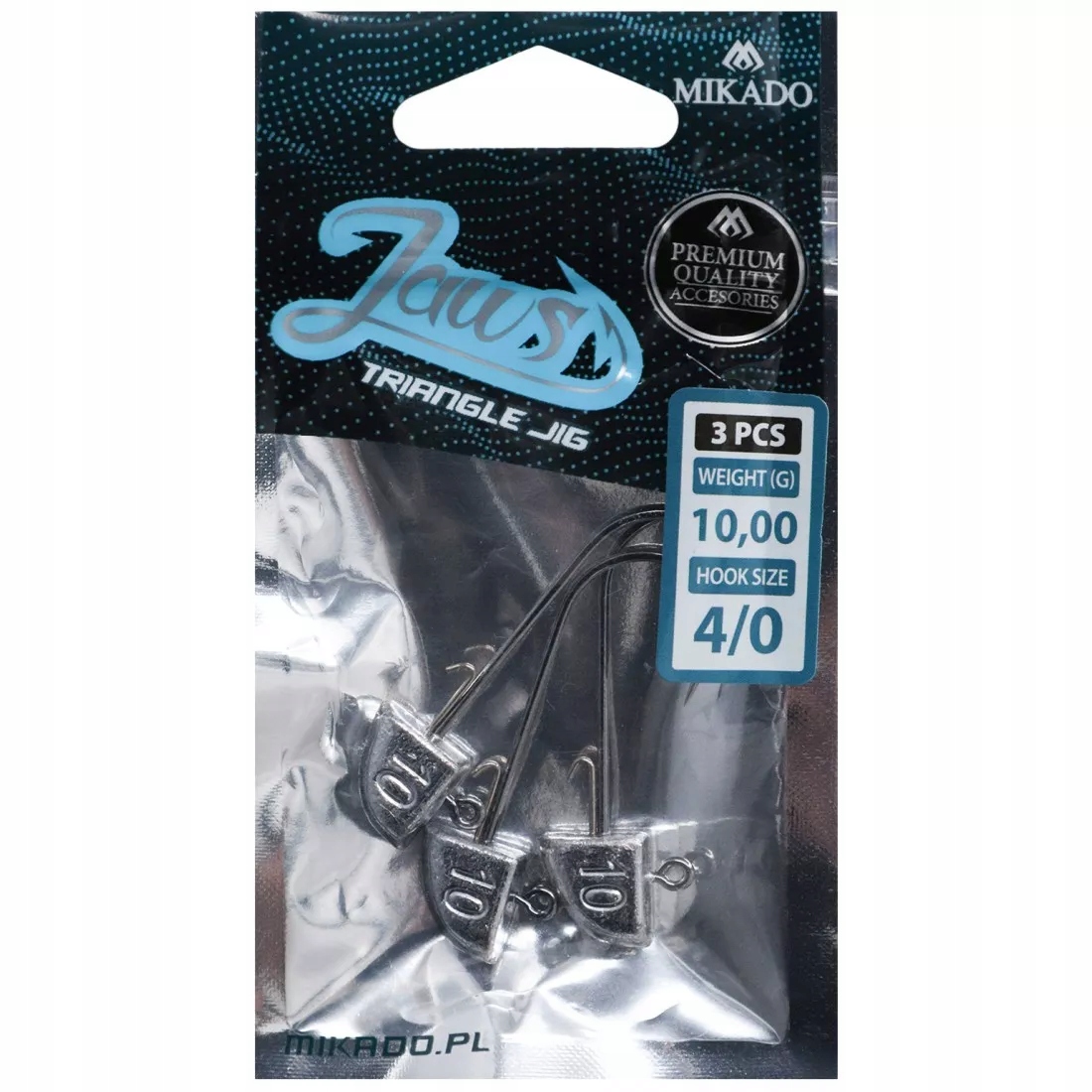 GŁÓWKA JIGOWA MIKADO JAWS TRÓJKĄTNA 6g-5/0 BN 1szt Model JAWS