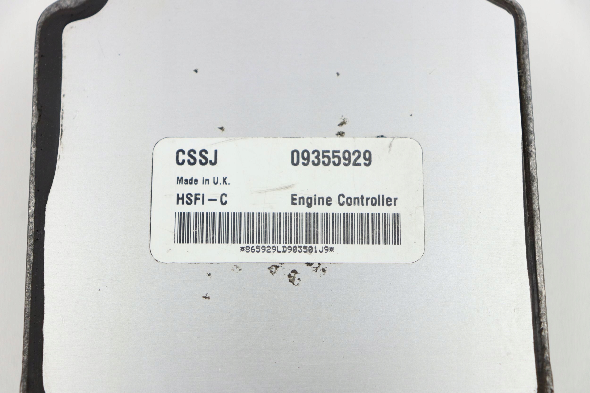 OPEL ASTRA G II control unit module computer of the engine ECU 1.6 16V 09355929