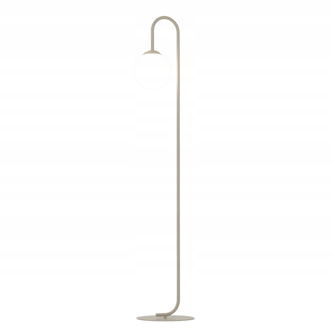 Minimalistická podlahová lampa Mokka s tienidlom 18 cm