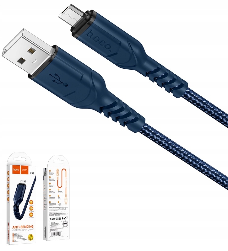 

hoco X59 Kabel micro Usb Szybki 2.4A Długi 1M