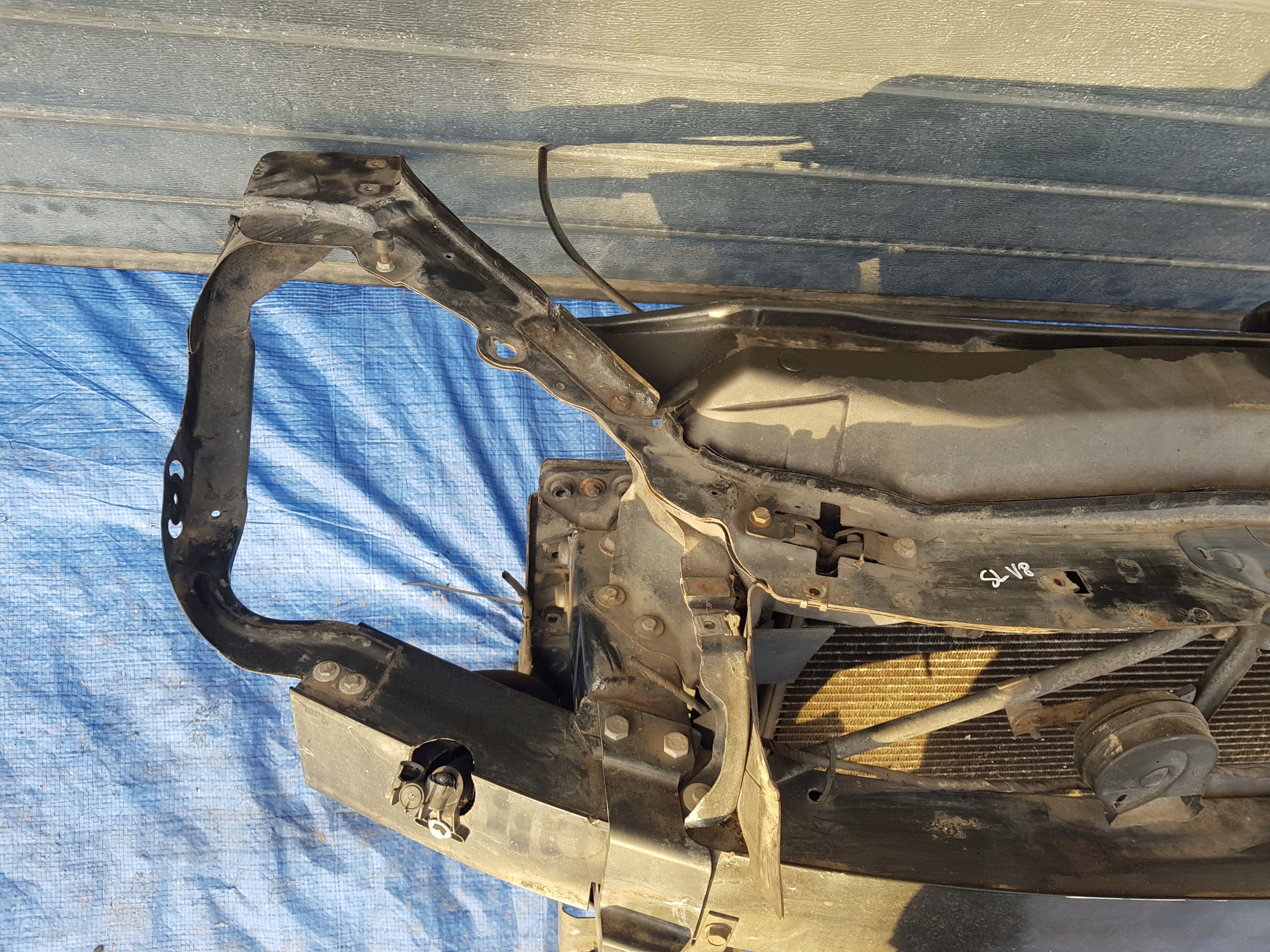 support panel for radiators radiator MERCEDES SL R230 W230 500 5.0 V8