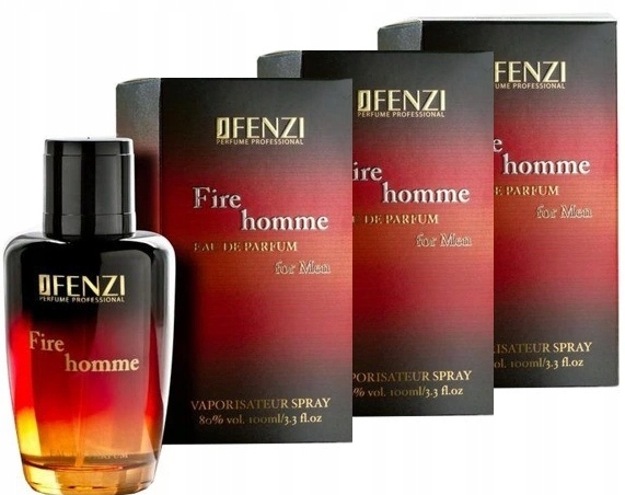 JFenzi Fire Homme 100 ml edp 3 kusy Dárek