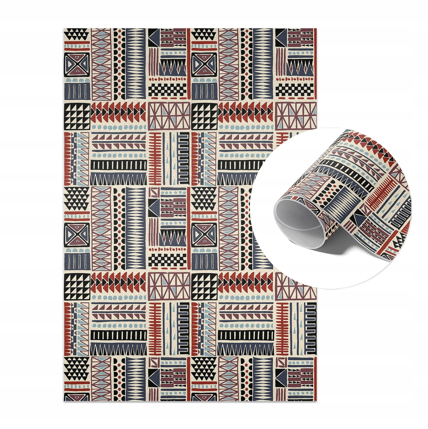 Zewnętrzny Dywan Winylowy Balkon Taras Patio Indiańskie 150x225