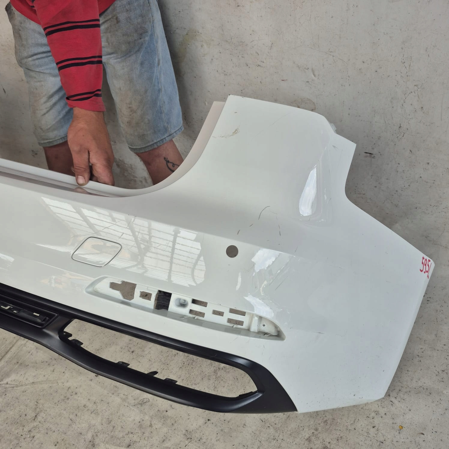 AUDI A6 4K9 KOMBI 18- bumper rear part rear 4XPDC