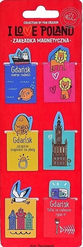 

Magnes I Love Poland zakładki do książek -Gdańsk