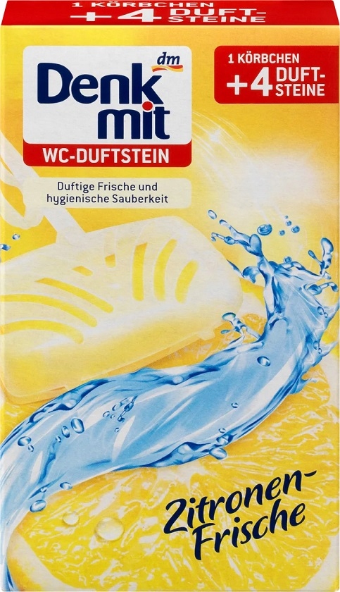 

Denkmit Zawieszka Do Wc Cytrynowa Zapas 4 Szt