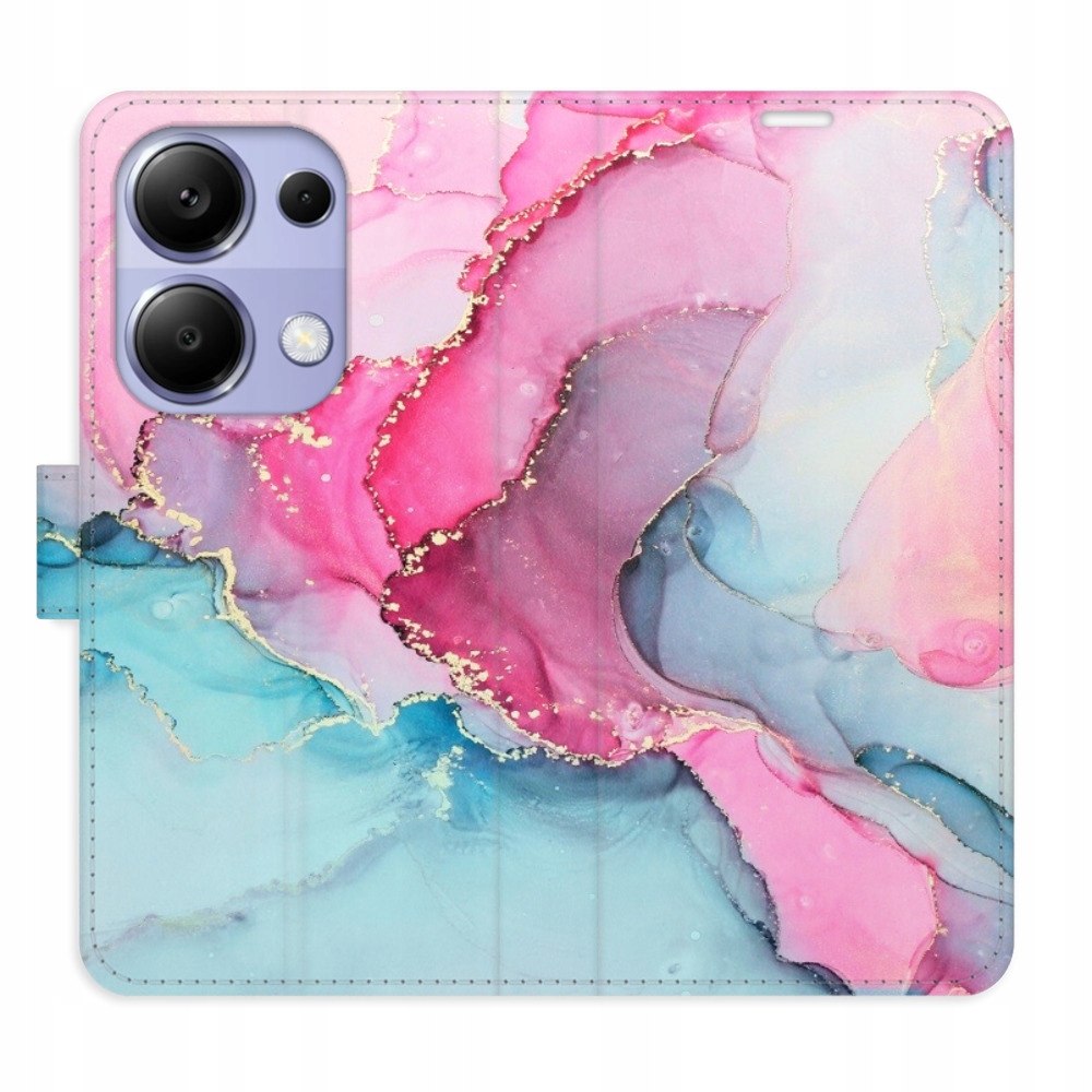 Etui z klapką iSaprio PinkBlue Marble do Xiaomi Redmi Note 13 Pro