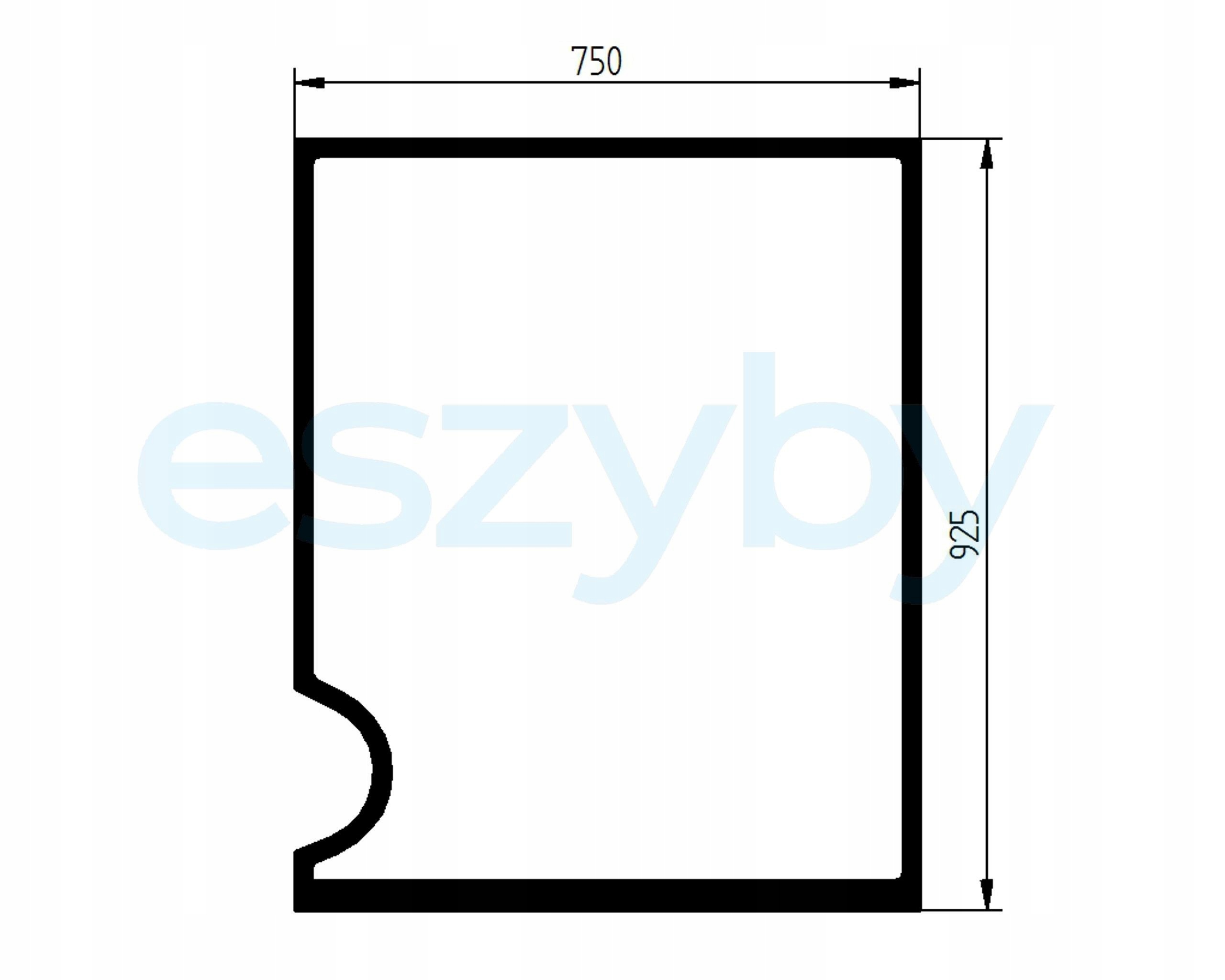 sklo minibagr Cat 303C Cr, 303E Cr přední