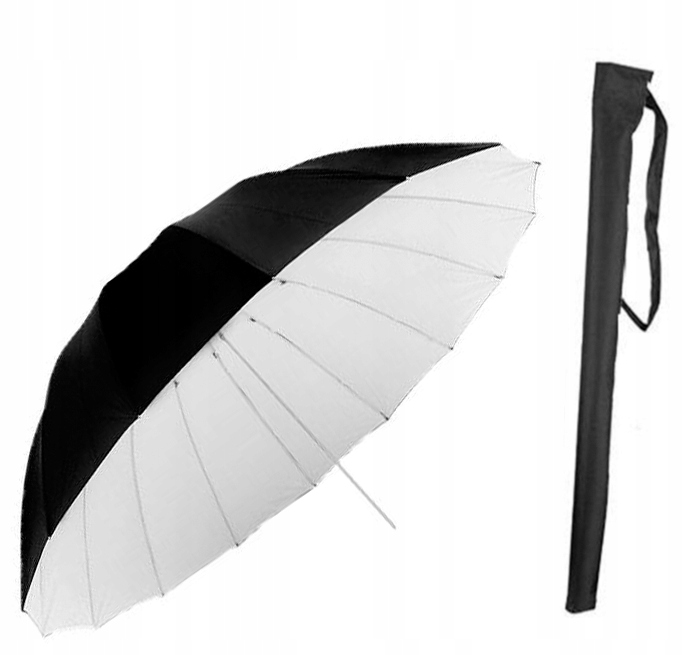 Pro Studiový Deštník Bílý Odrazový 145 cm 150 cm 150 Skleněné Vlákno