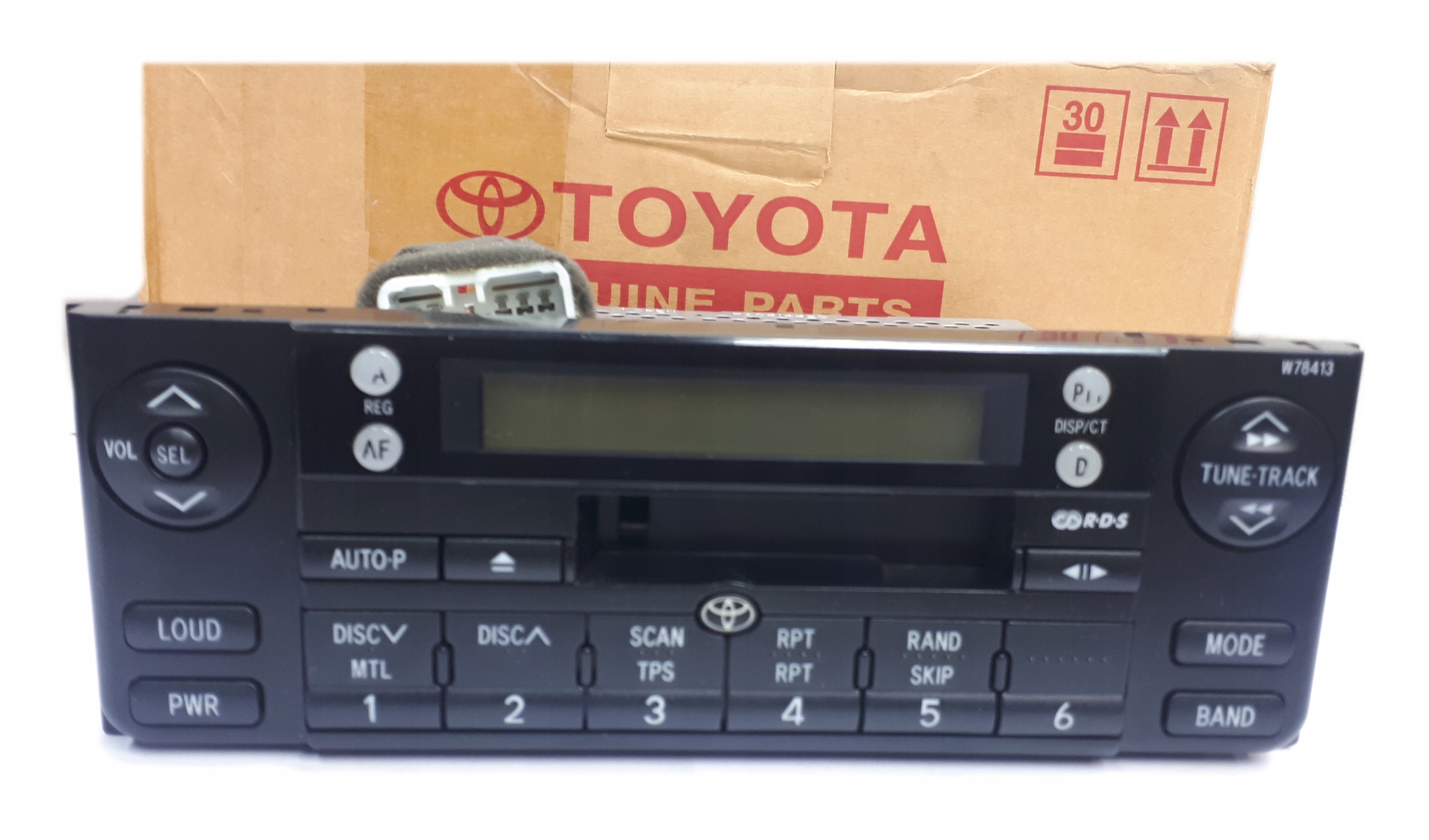 08600-00964 - Подлинная радио кассета W78413 TOYOTA CAMRY CALICA