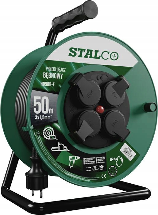 Stalco Predlžovací Kábel Bubnový Vrstvený 50M 3X1,5MM