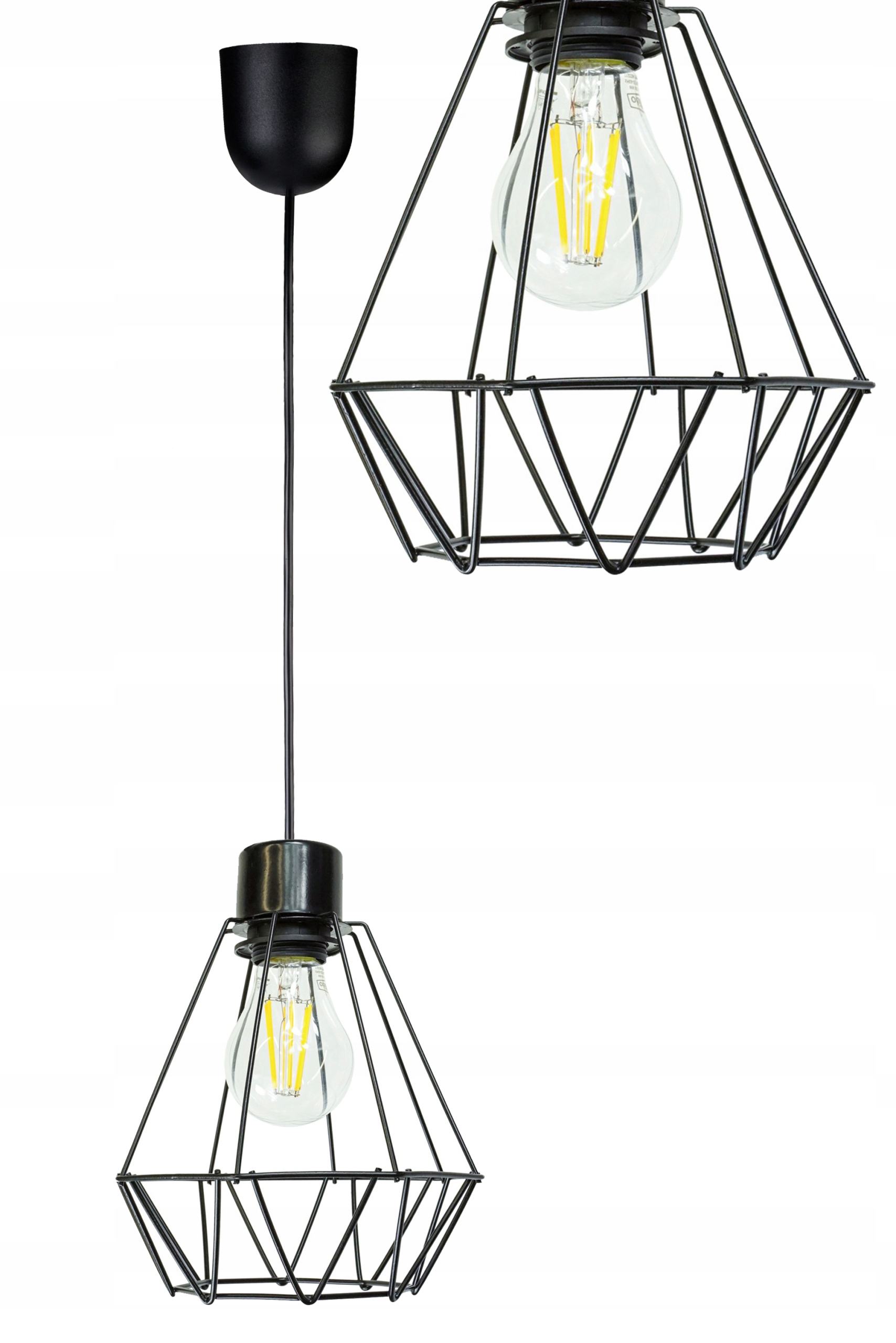 

Lampa Wisząca Zwis żyrandol sufiowa loft Brylant 1