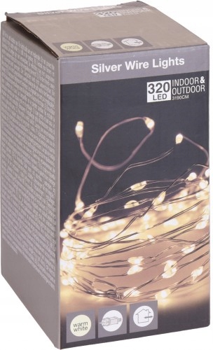 

Lampki 320 Led Na Druciku Ciepły Biały