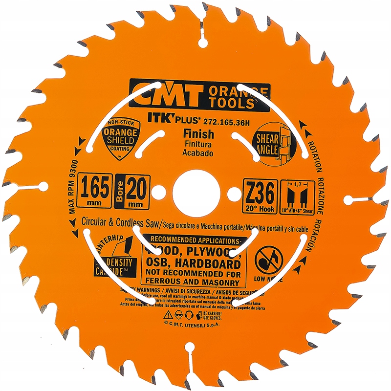

Cmt Piła Ultracienka Itk 165x20x36Z/ Makita/Dewalt