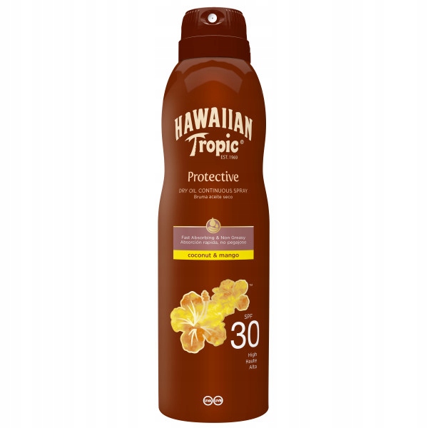

Hawaiian Tropic Protective Dry CSpray olejek SPF30