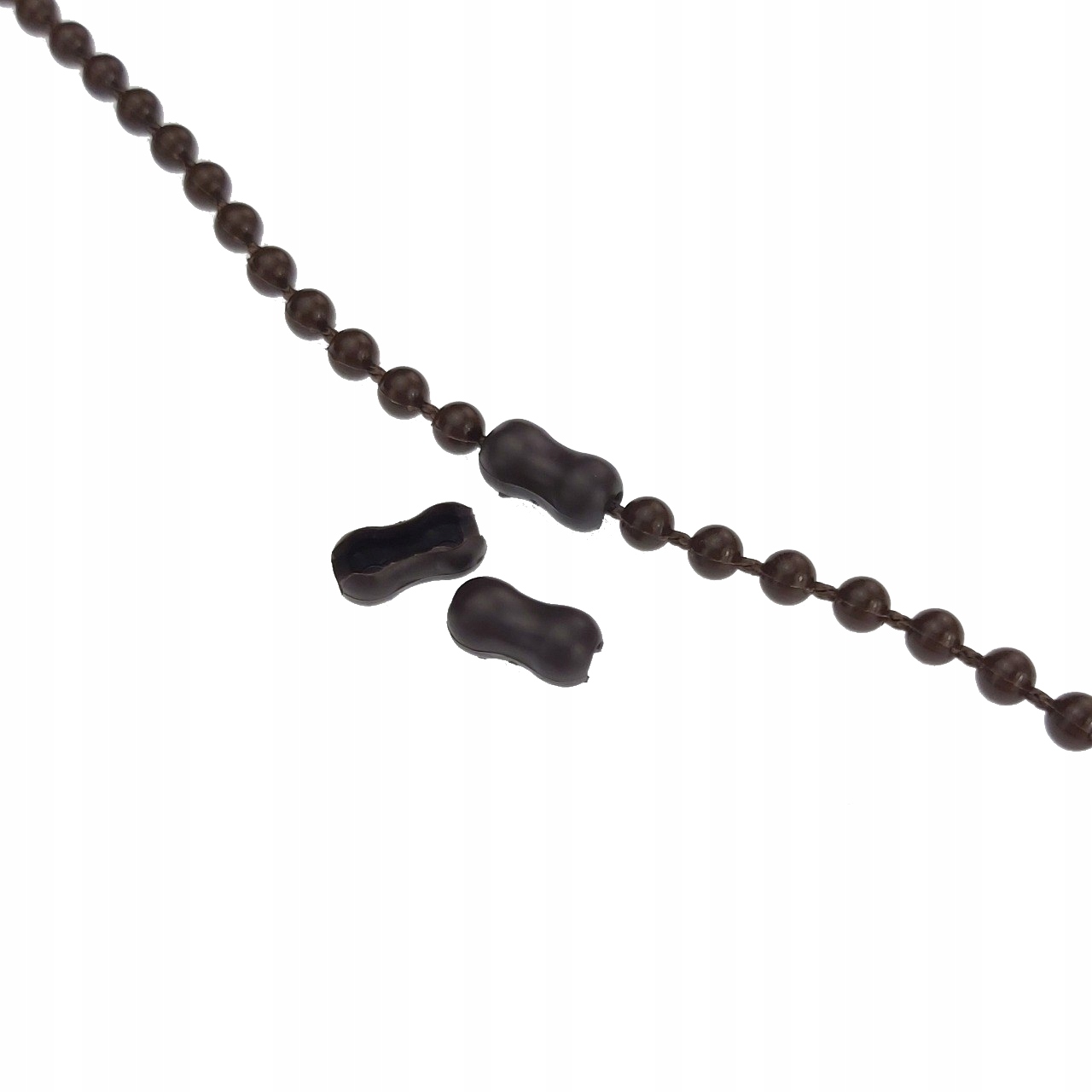 

Łącznik łańcuszka rolet zrywalny 3 mm ciemny brąz