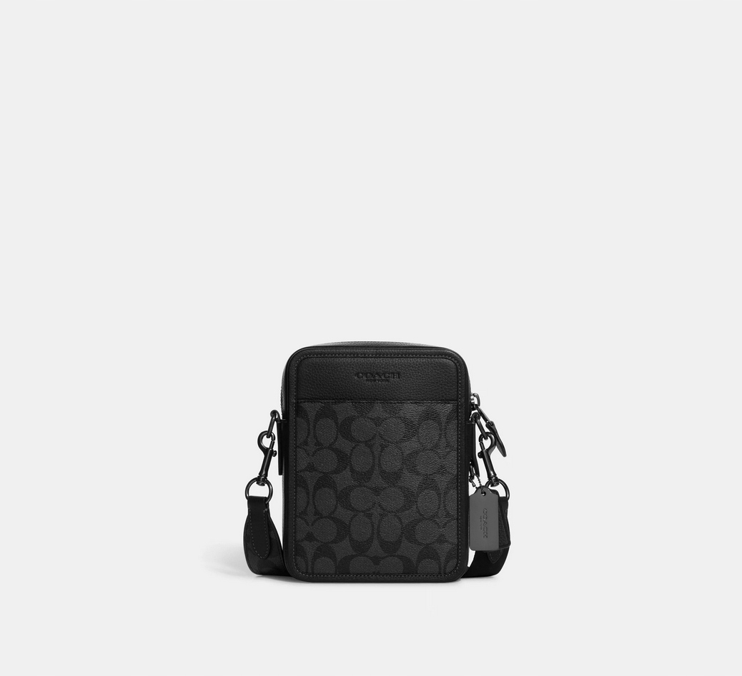 Coach pánská taška přes rameno,crossbody Sullivan šedá
