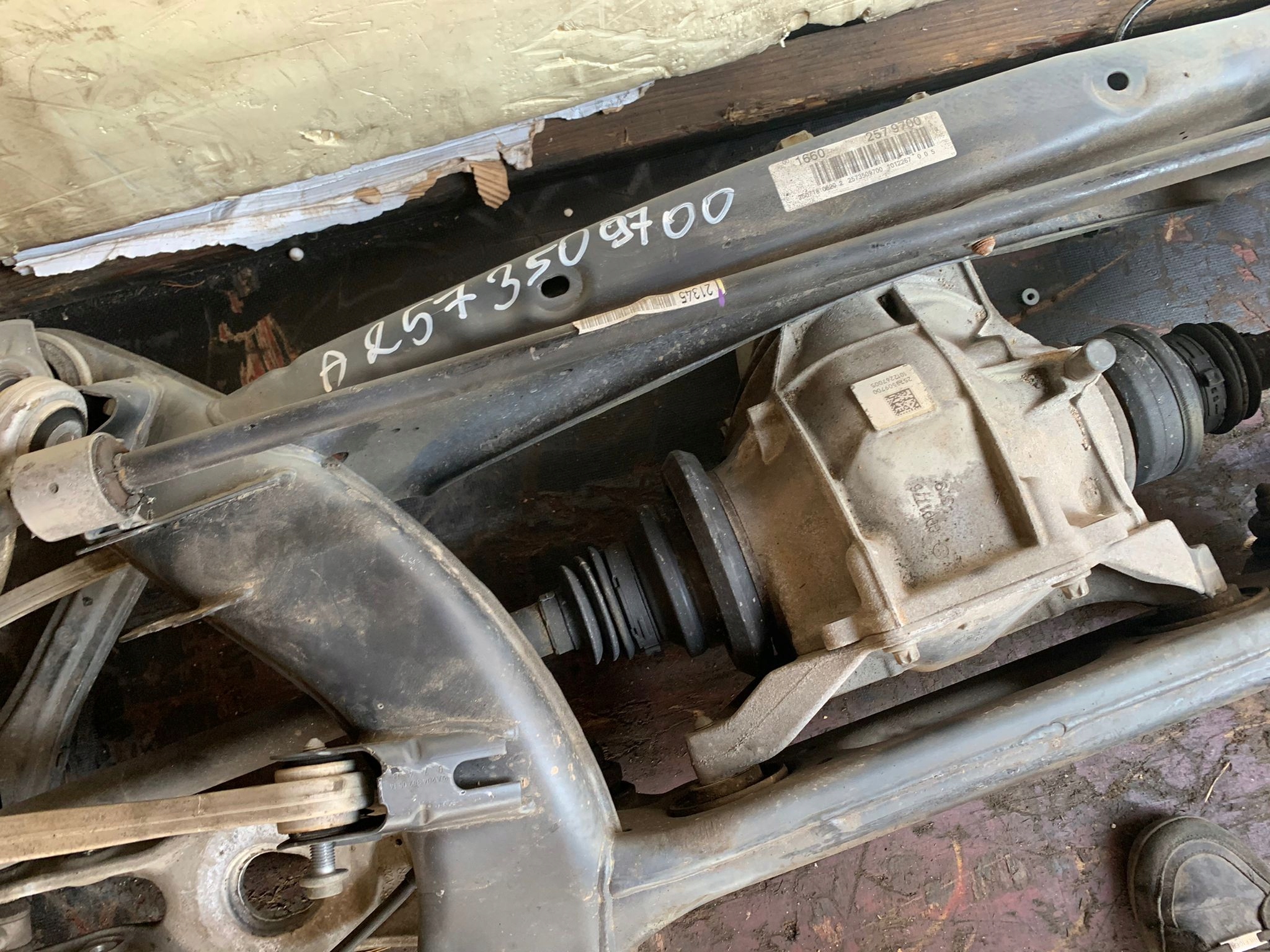 Achsträger hinten KPL.MERCEDES W257 CLS 3.5d 1