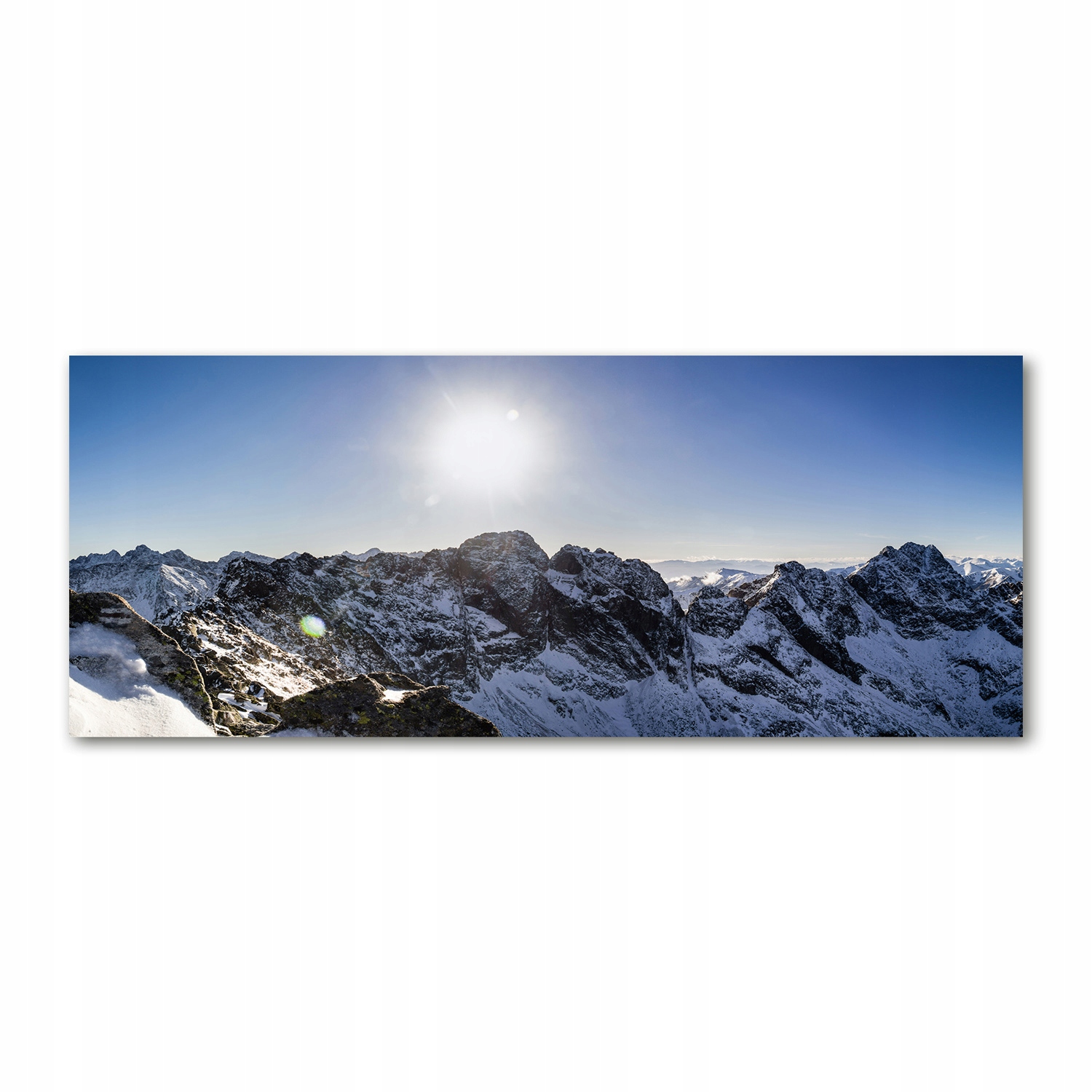 

Foto obraz akryl zdjęcie Zima w Tatrach 125x50 cm