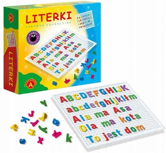 

Zabawka Edukacyjna Literki Z Tablicą Alexander