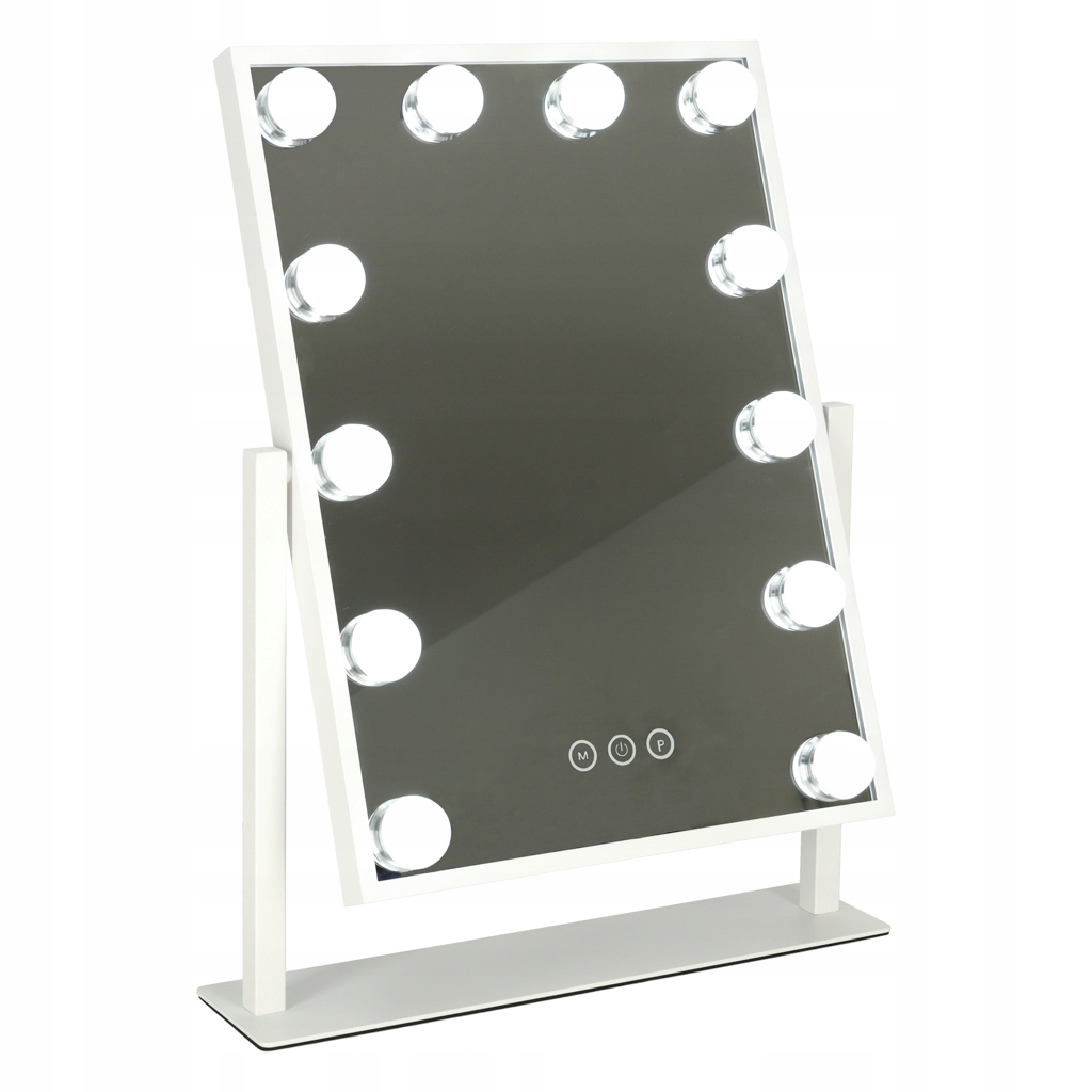 Zrcátko na líčení Led s Usb žárovkami 30x40cm KX3942_1