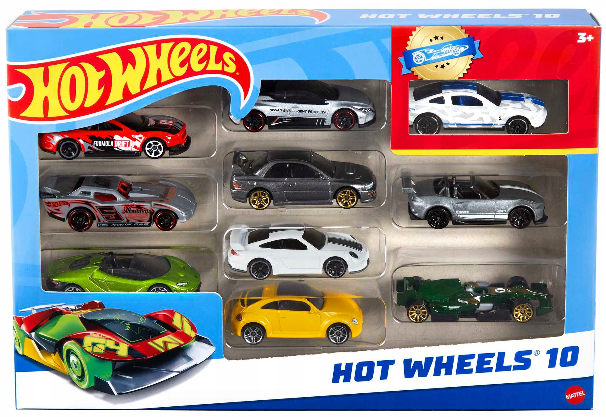 Hot Wheels 10-Pack набор из 10 Autek 54886