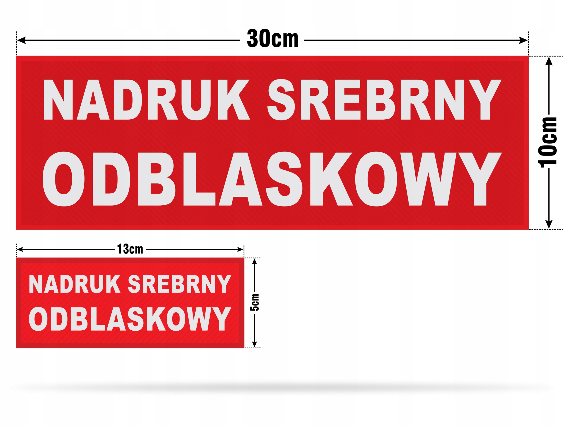 ZESTAW NASZYWEK RATOWNIK MEDICAL STAFF ODBLASKOWE Rodzaj naszywka