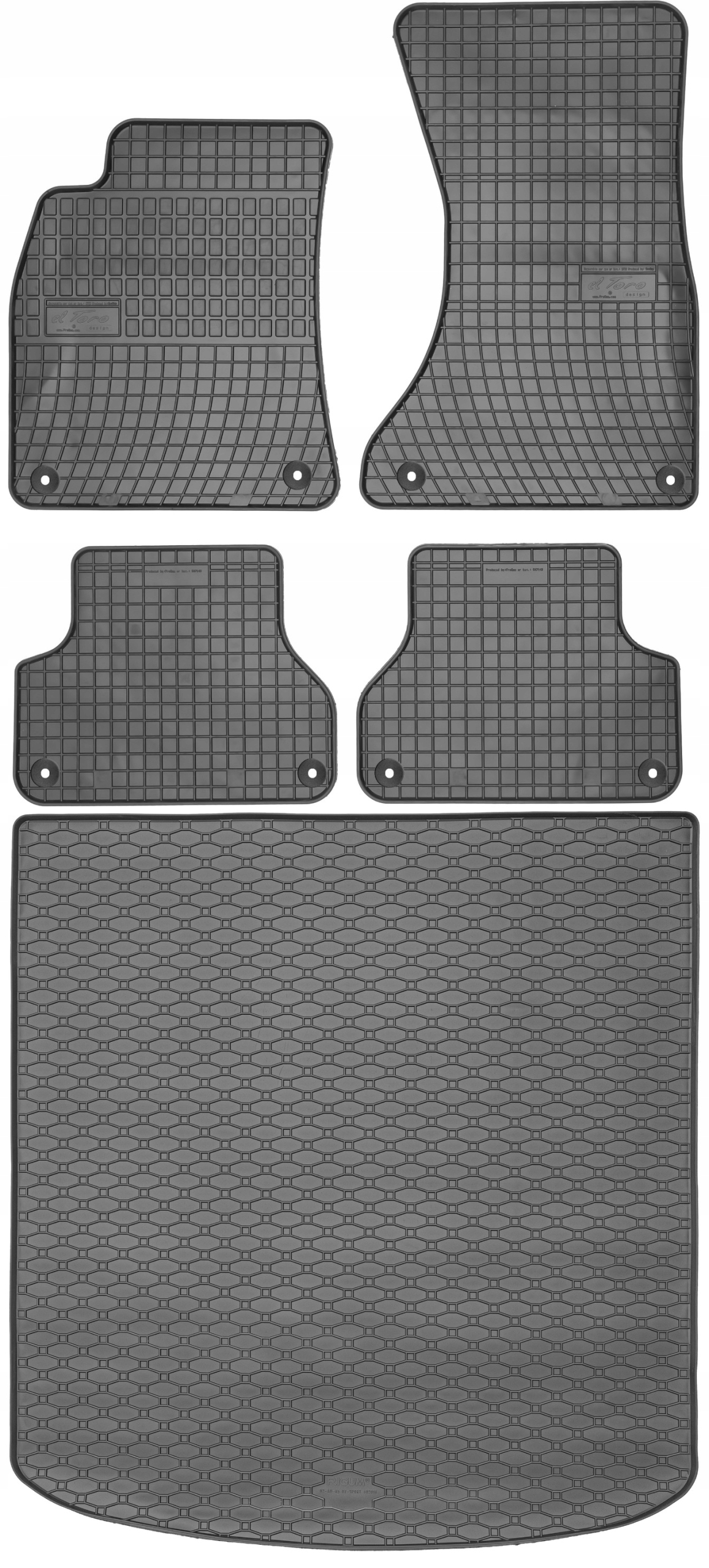 Audi A5 F5 Sportback 2016-2024 Sada rohoží koberčeky