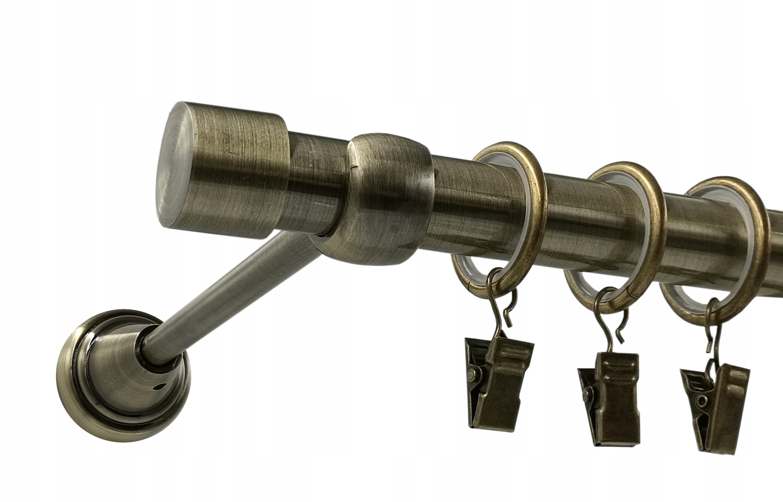 jednoduchá garnýž Luna Zlato Antik fi19mm 320cm