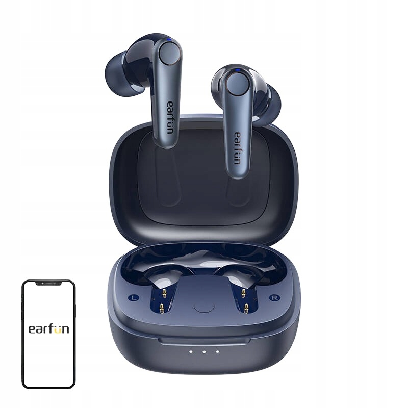 Sluchátka Tws Earfun Air Pro 3 Anc Bluetooth 5.3 Modrá