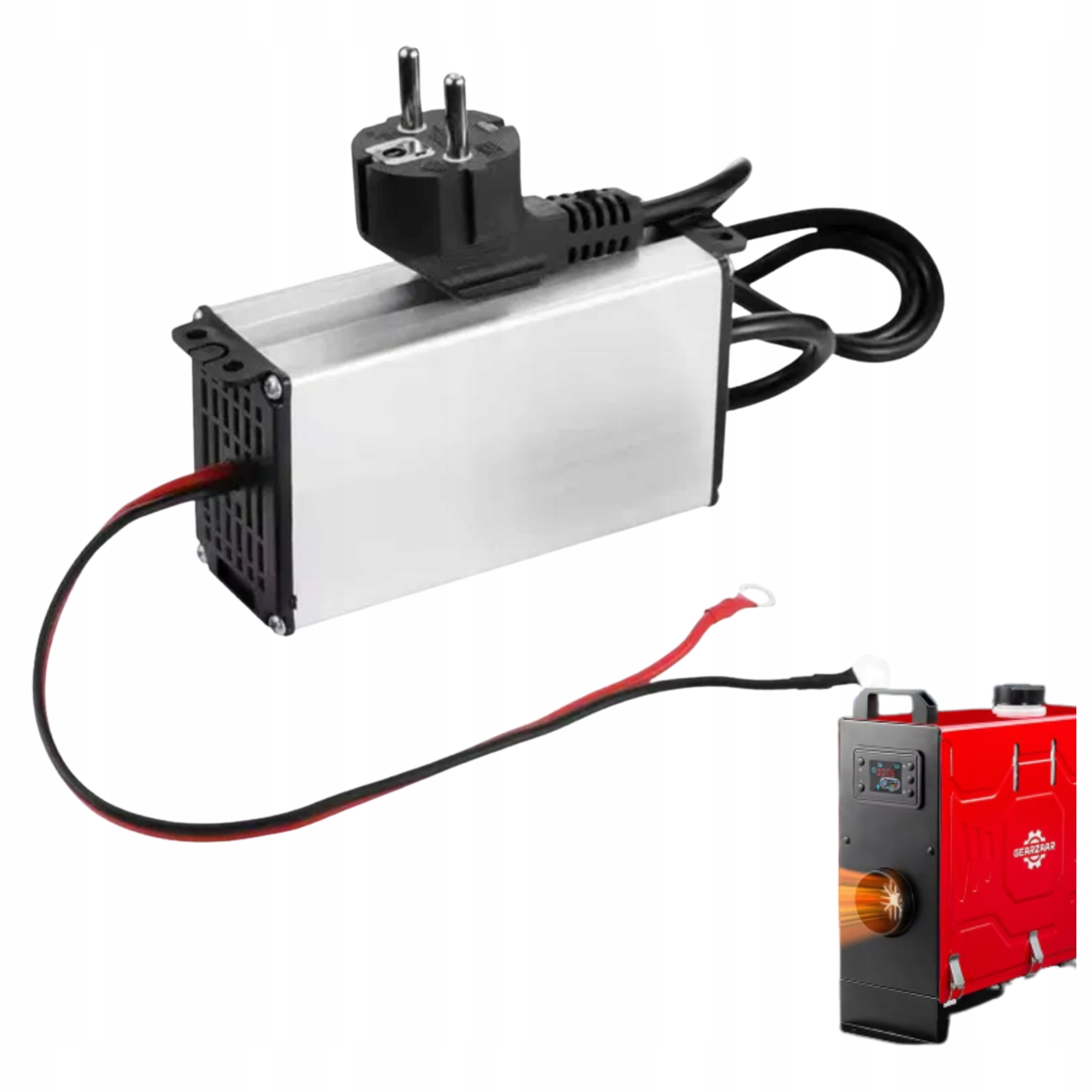 Adapter zasilacz 230V 12V do nagrzewnicy diesla 5kW 8kW 25A