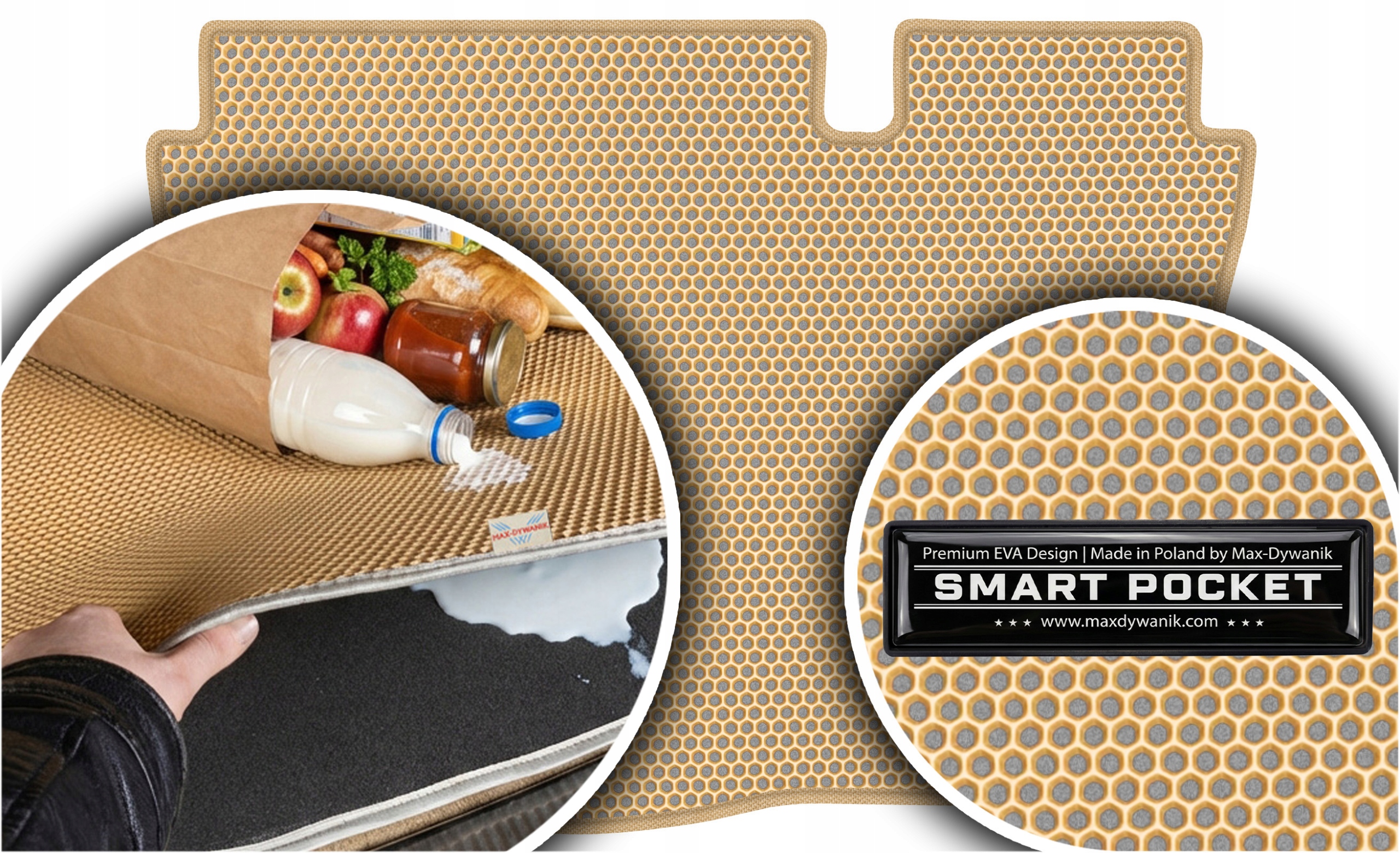 Ford Fusion Minivan 2005-2012 Vložka do batožinového priestoru Eva Smart Pocket Bežová