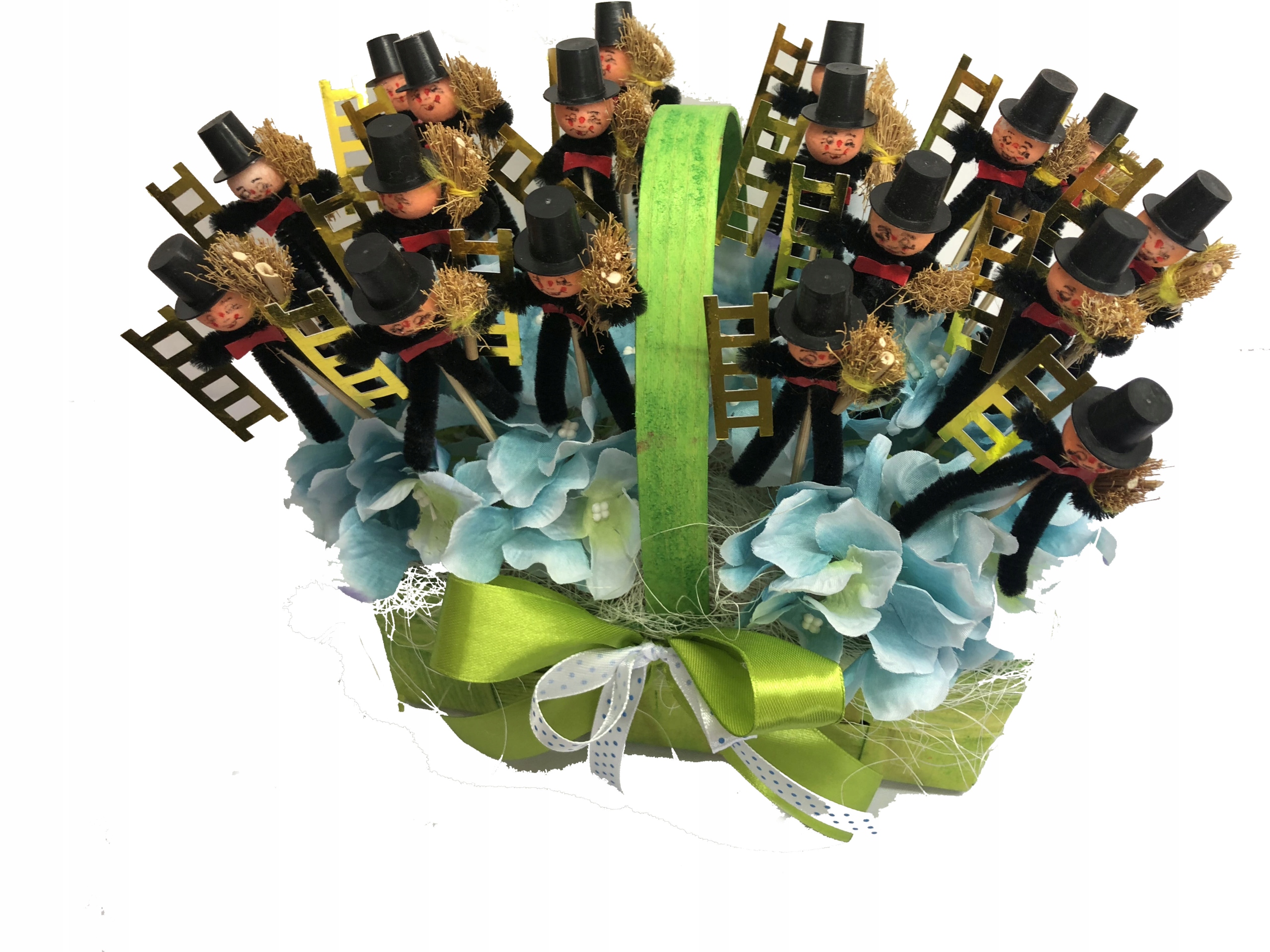 KOTYLIONY #11 NIEBIESKIE KWIATKI PRZYPINKI NA RĘKĘ KOTYLION NA STUDNIÓWKĘ Cechy dodatkowe brak